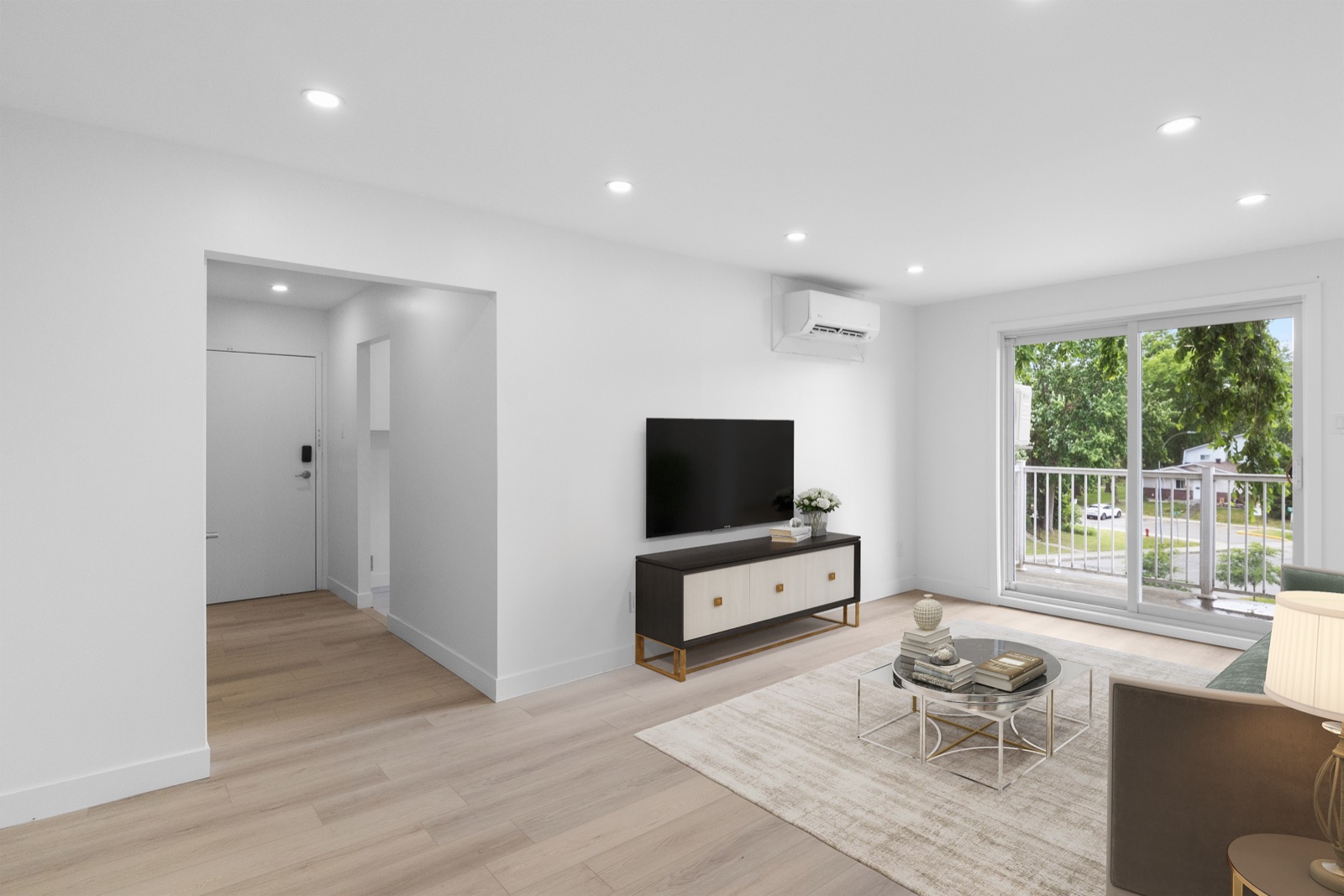 Living room after virtual staging